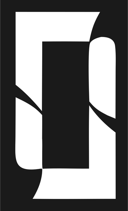 Abstract Tablet Shape Logo #1a1a1a/#ffffff