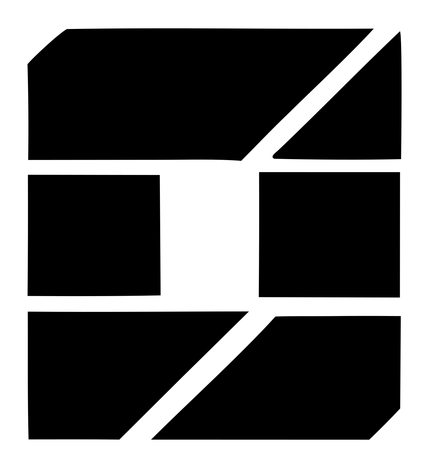 Swiss Grid Tablet Logo #ffffff/#000000