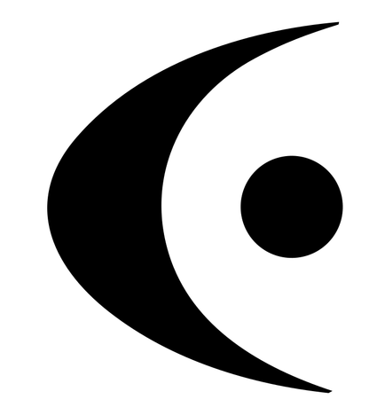 Crescent Circle Chip Logo