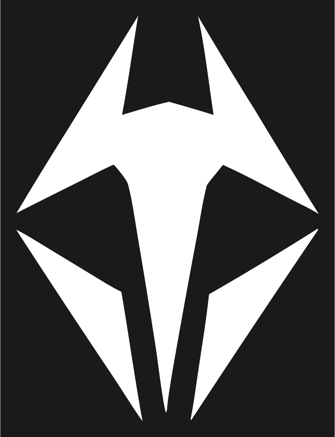 Armored Mask Circuit Logo #1a1a1a/#ffffff
