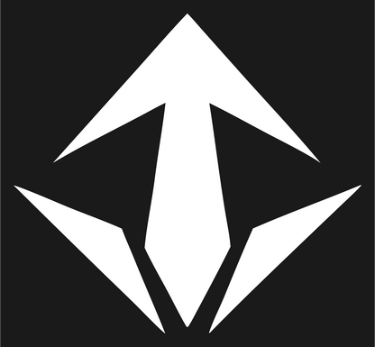 Upward Arrow Shard Logo #1a1a1a/#ffffff