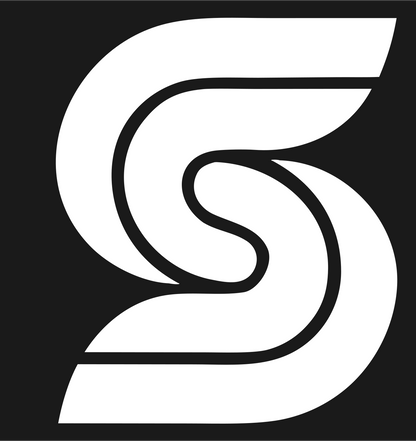 Letter S Croissant Logo #1a1a1a/#ffffff