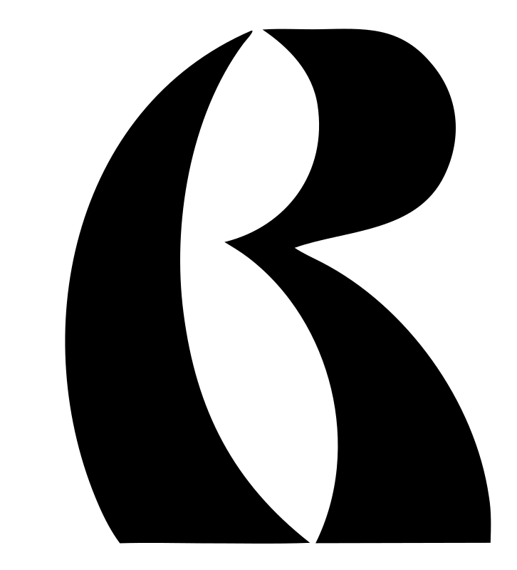 Letter B Bagel Logo