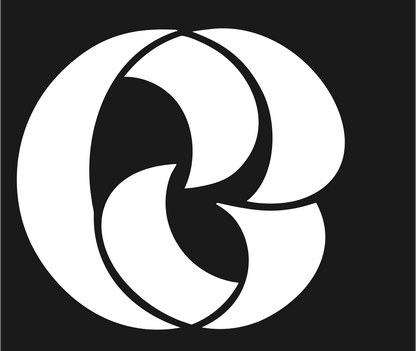 Interlocking Ring Bagel Logo #1a1a1a/#ffffff
