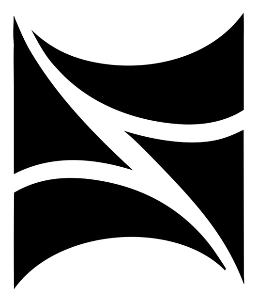 Curved Slash Bagel Logo