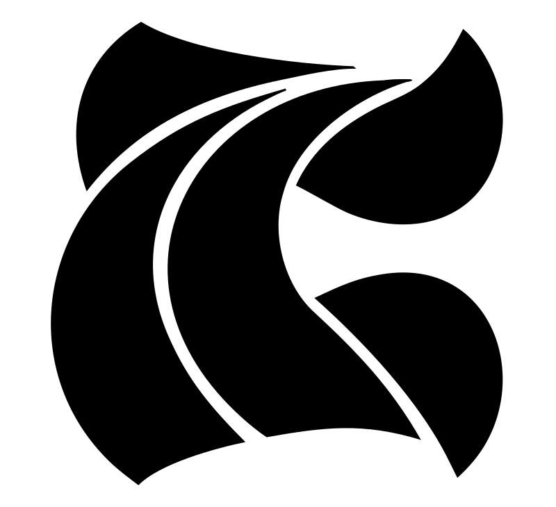 Abstract Wave Bagel Logo