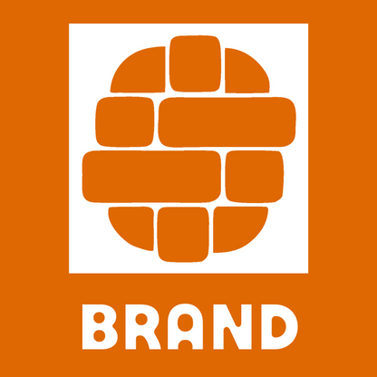 Brick Pattern Sushi Roll Logo preview