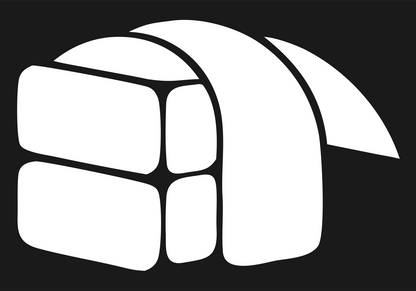 Sushi Block Grid Logo #1a1a1a/#ffffff