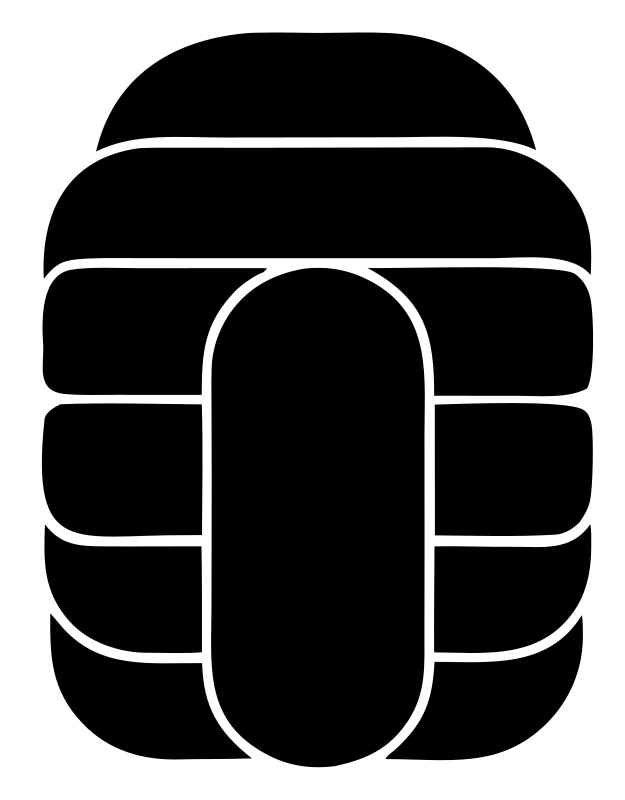 Woven Grid Sushi Logo