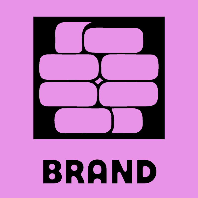 Brutalist Brick Wall Sushi Logo preview