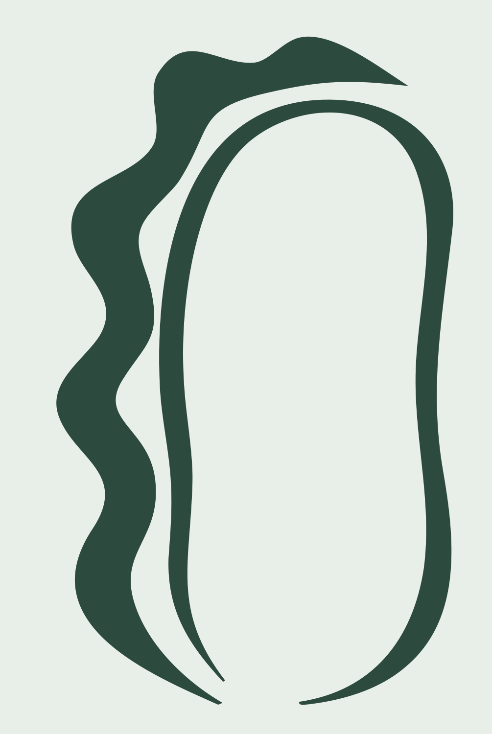 Hand-Drawn Hot Dog Logo #e8efe9/#2d4a3e