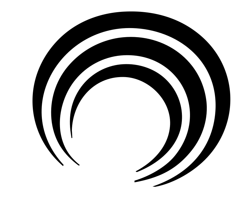 Concentric Arcs Taco Logo