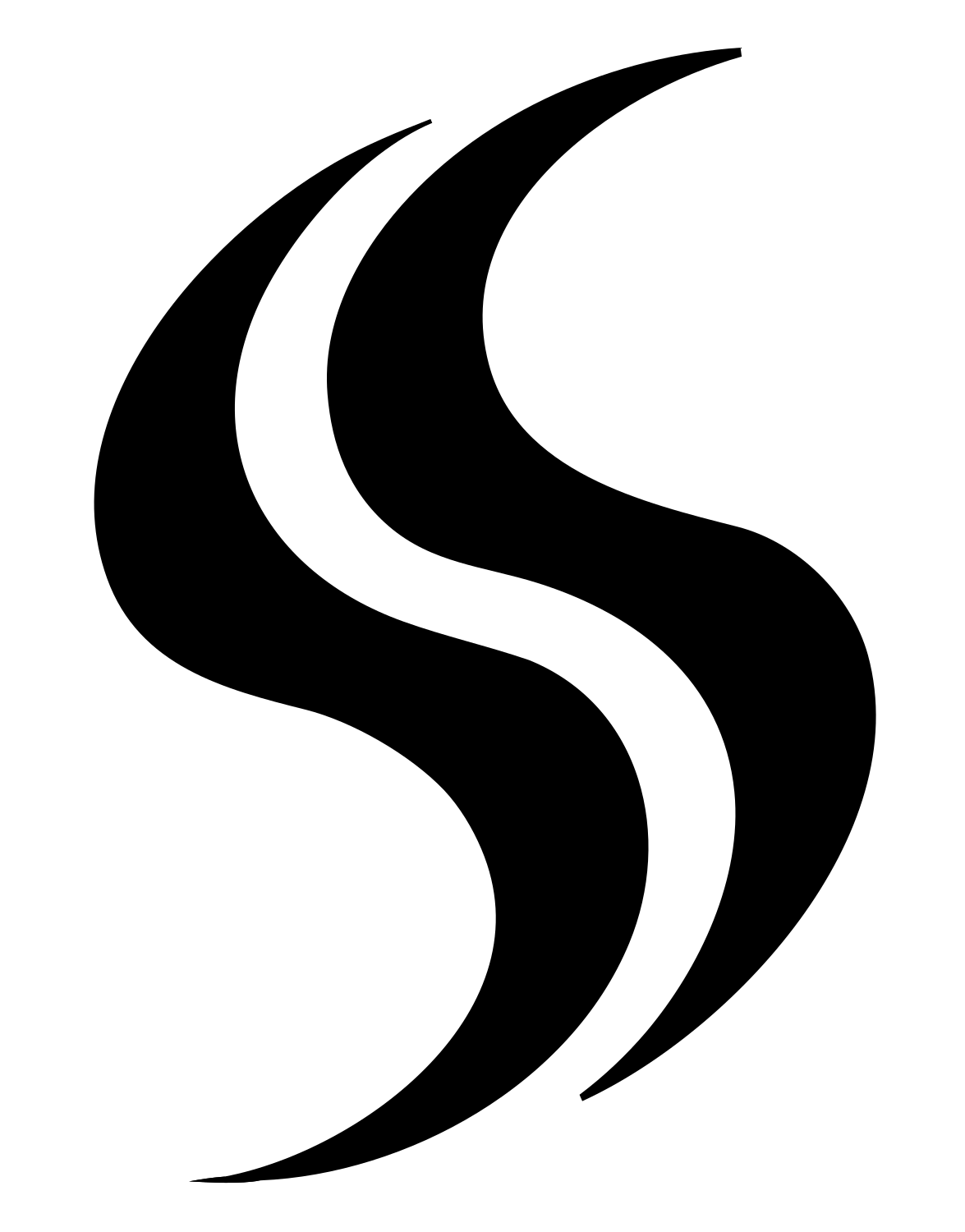 Swirling Flame Taco Logo #ffffff/#000000