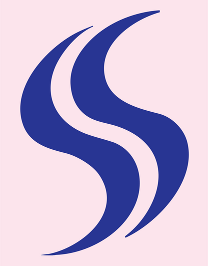 Swirling Flame Taco Logo #fce4ec/#283593