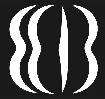 Wavy Steam Taco Logo #1a1a1a/#ffffff