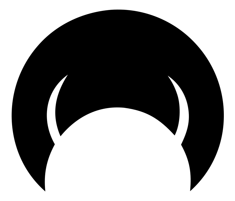 Kettlebell Silhouette Circle Logo