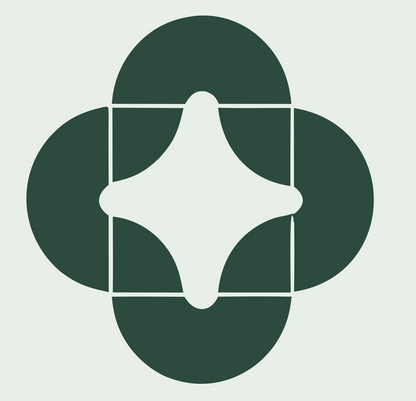 Boxing Glove Outline Logo #e8efe9/#2d4a3e