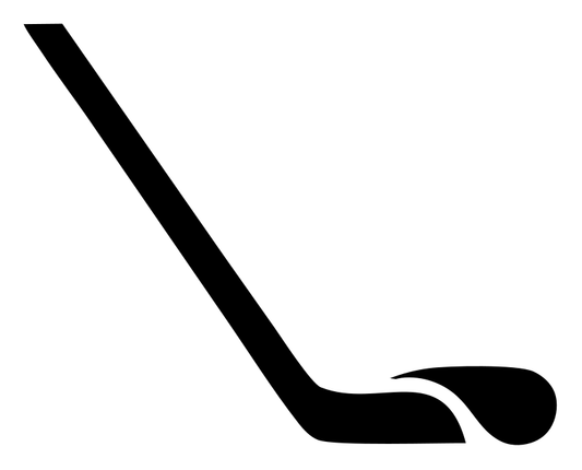 Hockey Stick Silhouette Logo