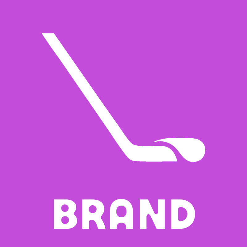 Hockey Stick Silhouette Logo preview