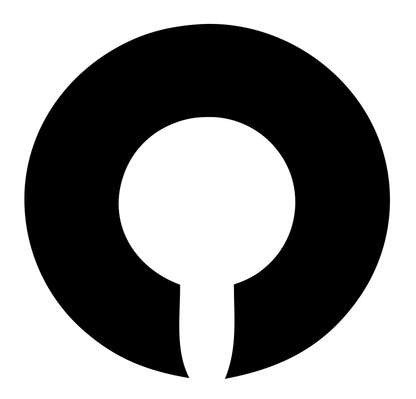 Circle Keyhole Hockey Logo