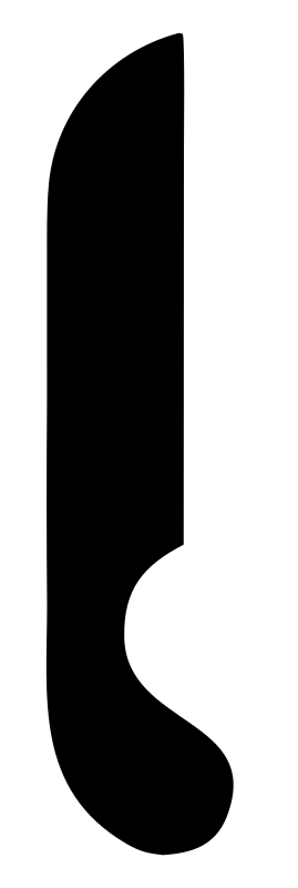 Single Blade Hockey Logo