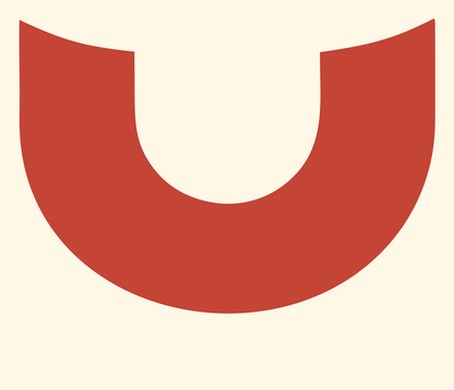 Horseshoe Arch Hockey Logo #fff8e7/#c44536