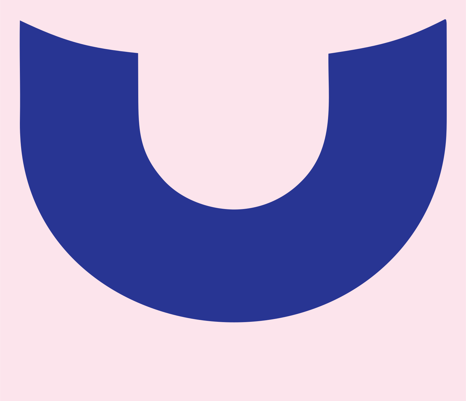 Horseshoe Arch Hockey Logo #fce4ec/#283593