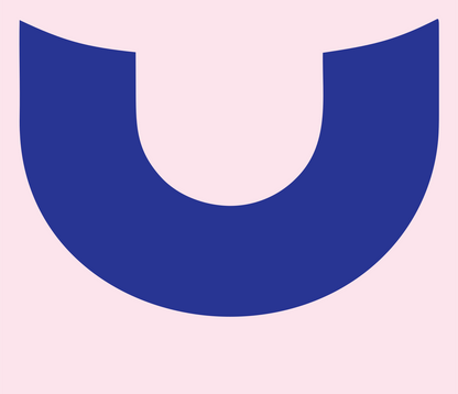 Horseshoe Arch Hockey Logo #fce4ec/#283593