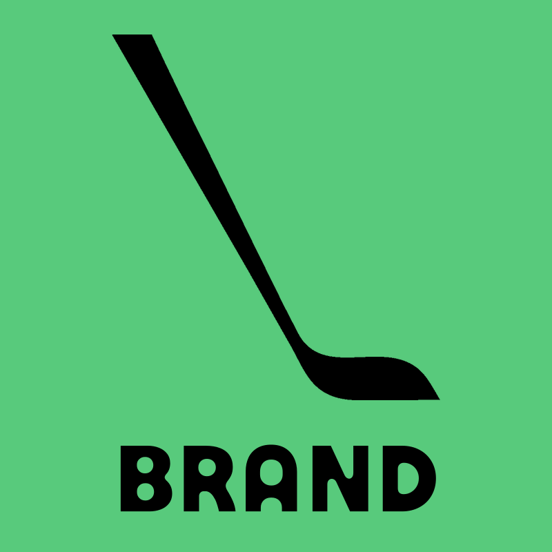 Hockey Stick Flat Logo preview