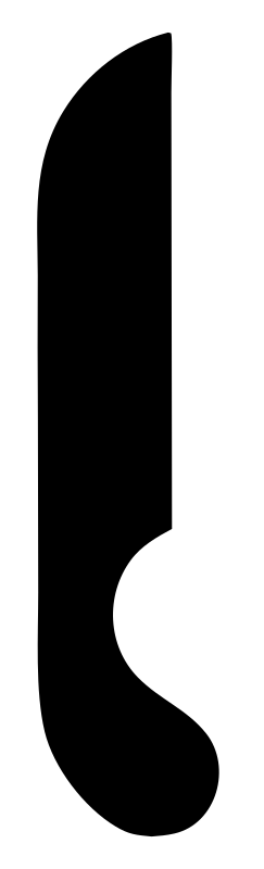 Curved Blade Hockey Logo