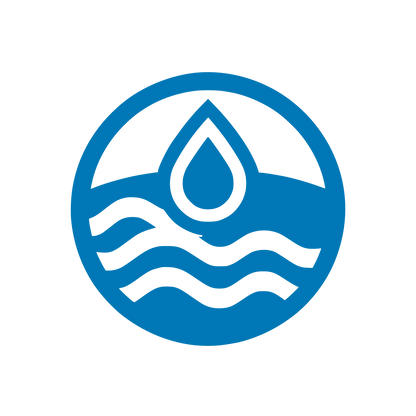 Water Droplet Logo #0077B6