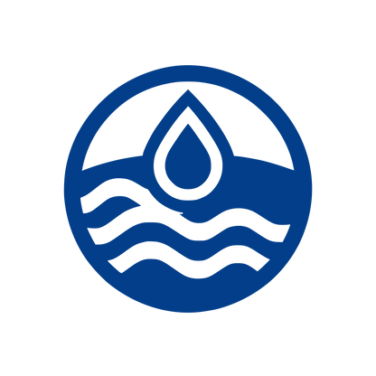 Water Droplet Logo #023E8A