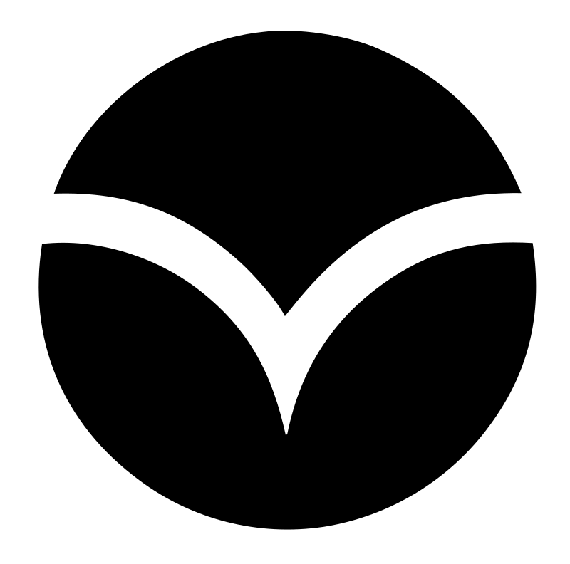 Chevron Circle Golf Ball Logo