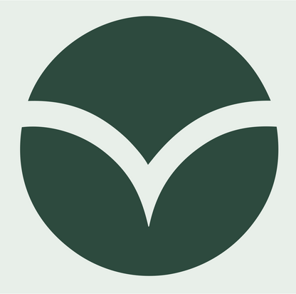 Chevron Circle Golf Ball Logo #e8efe9/#2d4a3e