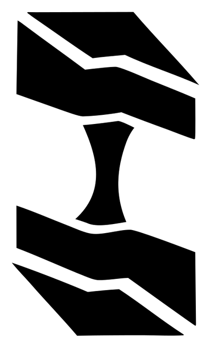 Industrial Shard Dumbbell Logo