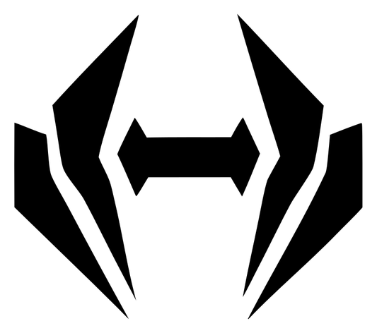 Winged Bracket Dumbbell Logo