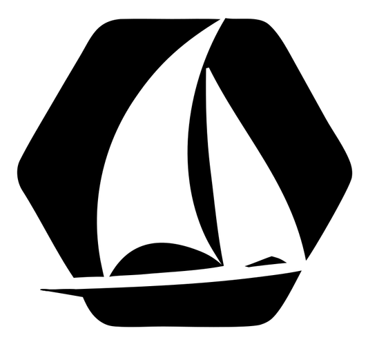Sailboat Hexagon Logo