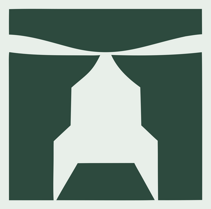 Torii Gate Helicopter Logo #e8efe9/#2d4a3e