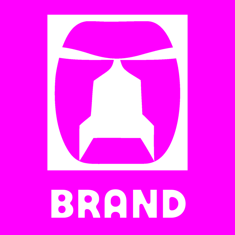 Rocket Helmet Negative Space Logo preview