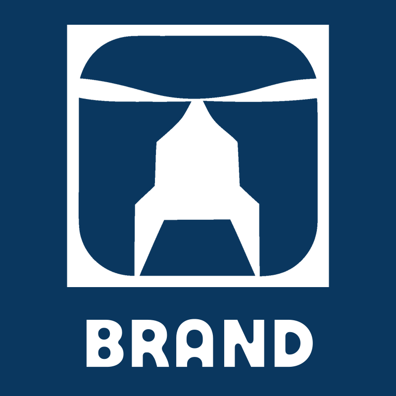 Helicopter Rounded Square Logo preview