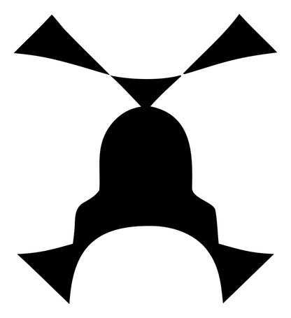 Helicopter Top View Logo