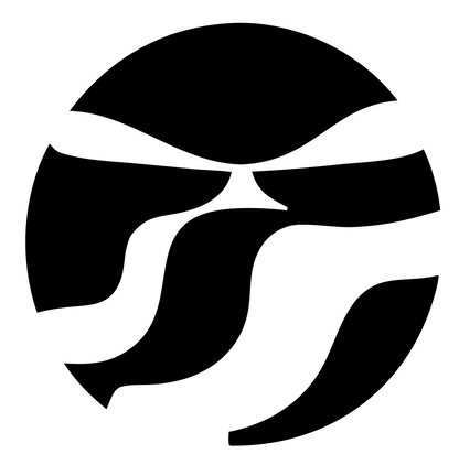 Rotor Wash Circle Logo #ffffff/#000000