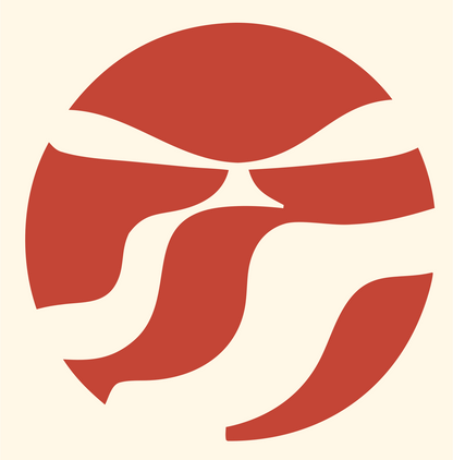 Rotor Wash Circle Logo #fff8e7/#c44536