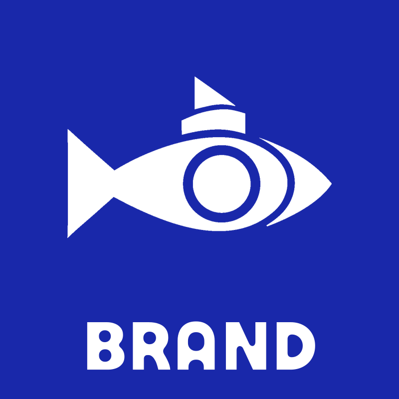 Fish Shape Submarine Logo preview