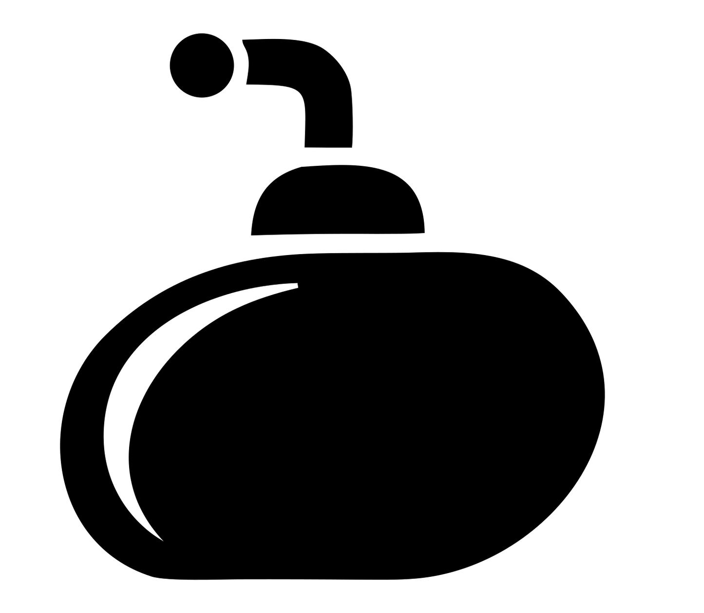 Tangram Submarine Logo #ffffff/#000000