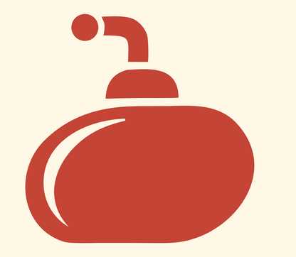 Tangram Submarine Logo #fff8e7/#c44536