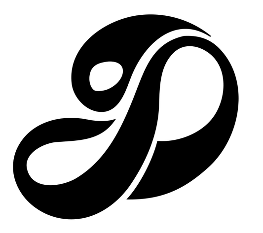 Cursive Letter P Logo