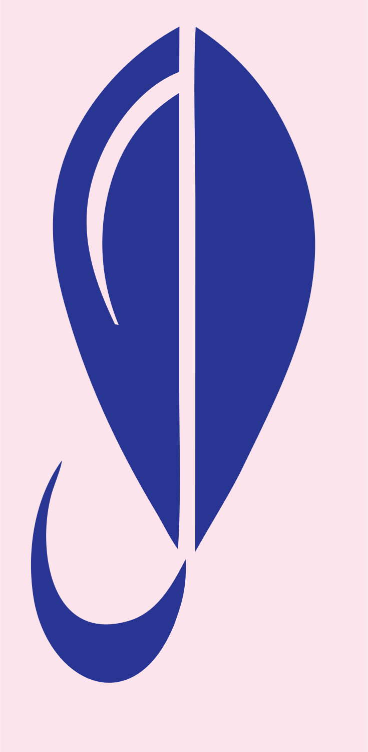 Footprint Fluid Drop Logo #fce4ec/#283593