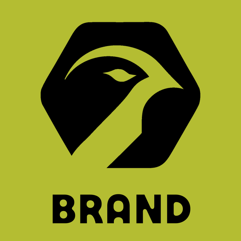 Eagle Head Hexagon Logo preview