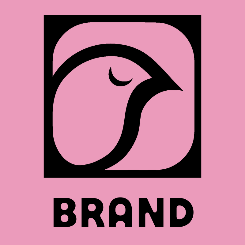 Hawk Head Square Logo preview